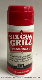 Crown National Six Gun Grill Seasoning Shaker, 100g