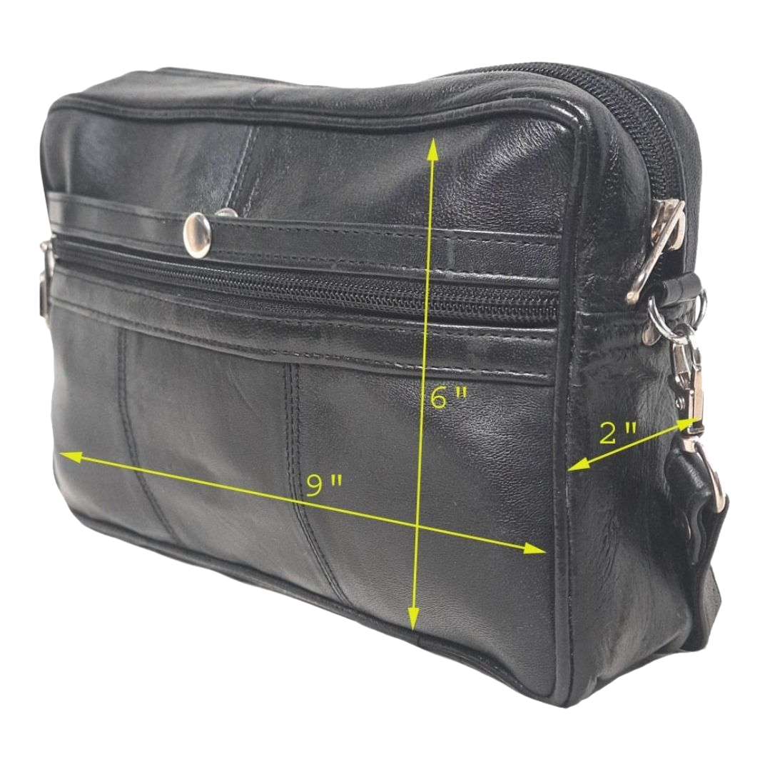 Genuine Leather Shoulder Messenger Bag