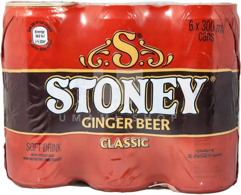 Stoney Ginger Beer 300ml (6 Pack)