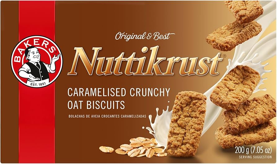 Bakers Nuttikrust Biscuits, 200g