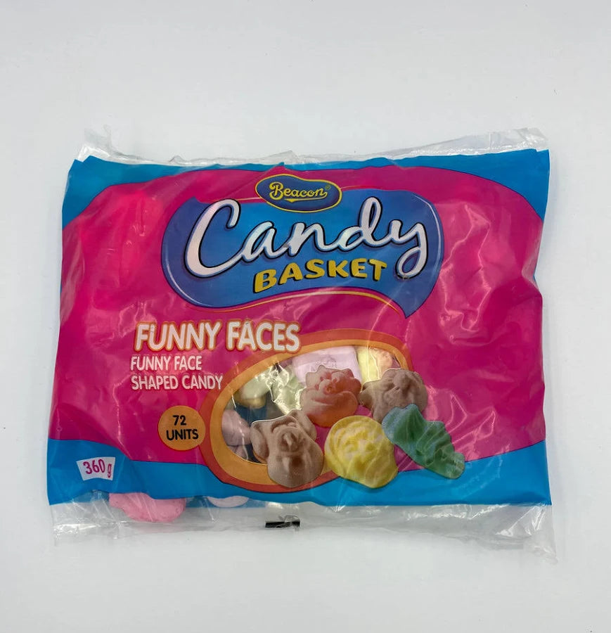 Beacon Candy Basket - Funny Faces 367g