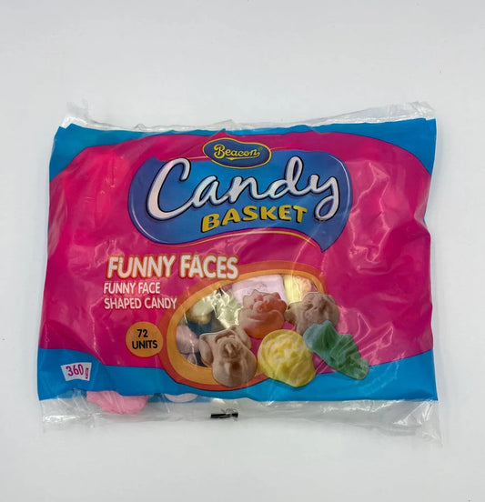 Beacon Candy Basket - Funny Faces 367g