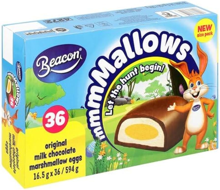 Beacon Easter Milk Chocolate Marshmallow Eggs, 36