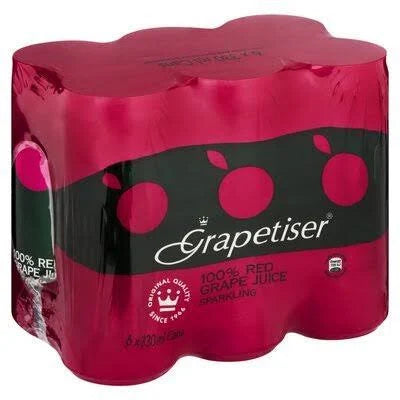 6 Pack - Grapetiser Red, 300ml