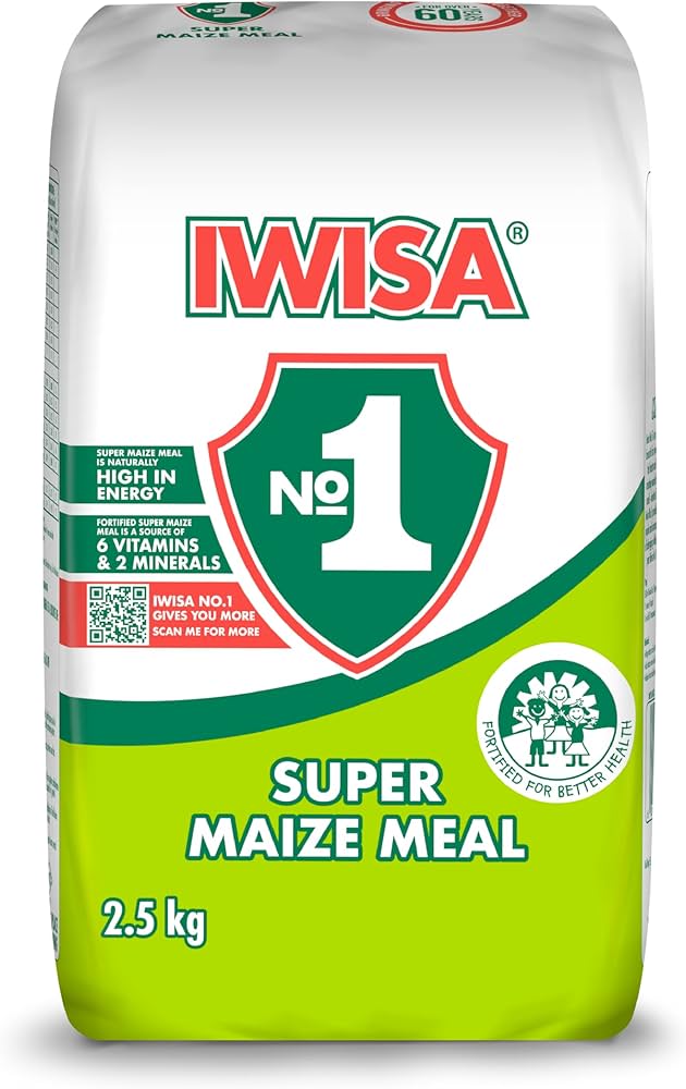 Iwisa Maize Meal (Cornmeal), 2.5kg