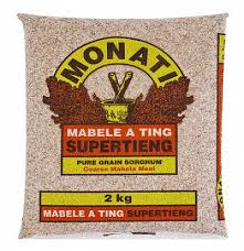 Monati Supertieng Pure Sorghum Coarse Mabela Meal, 2kg