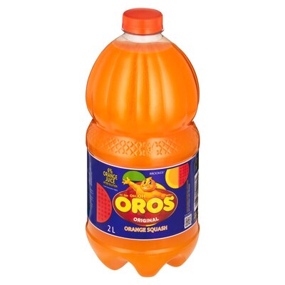 Brookes Oros Orange Squash, 2Lt