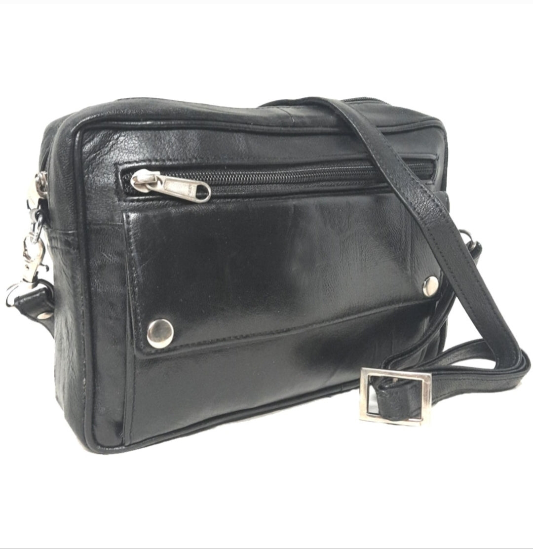 Genuine Leather Shoulder Messenger Bag