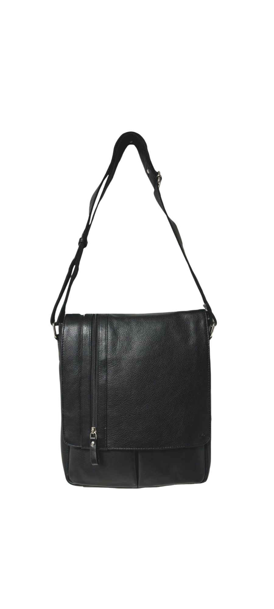 Genuine Leather Vintage Look Messenger Bag