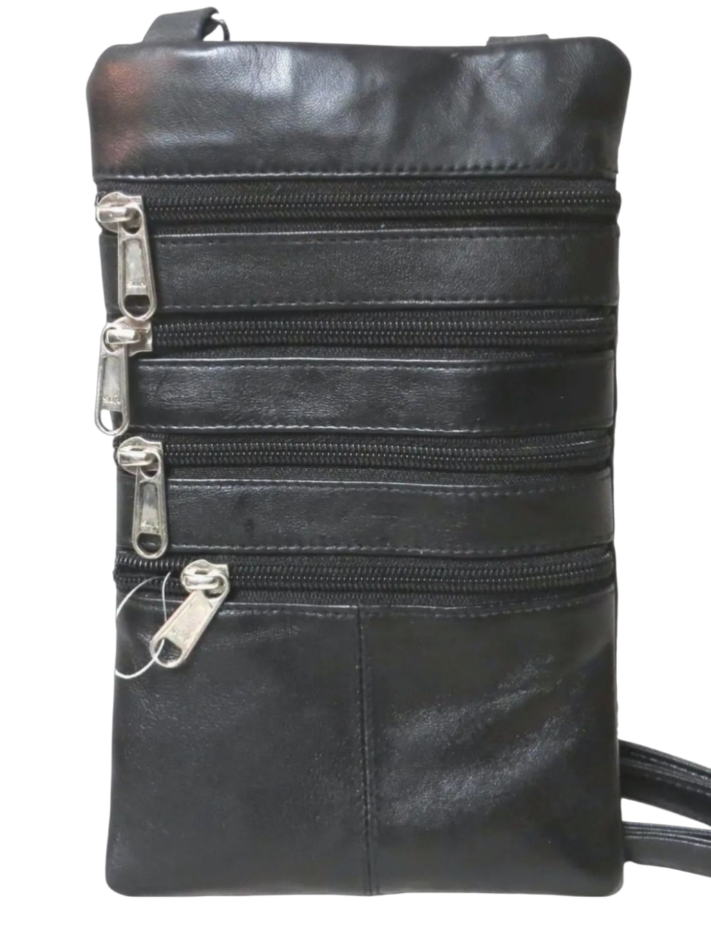 Genuine Leather Women's Slim Cross Body Passport Bag