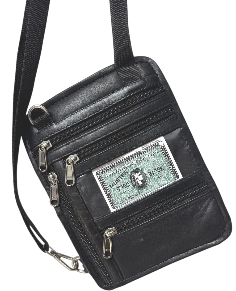 Genuine Leather Passport Wallet