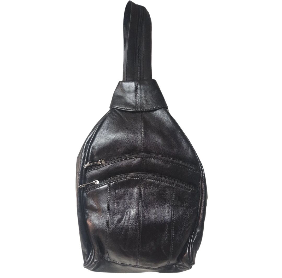 Genuine Leather Unisex Sling Body Bag