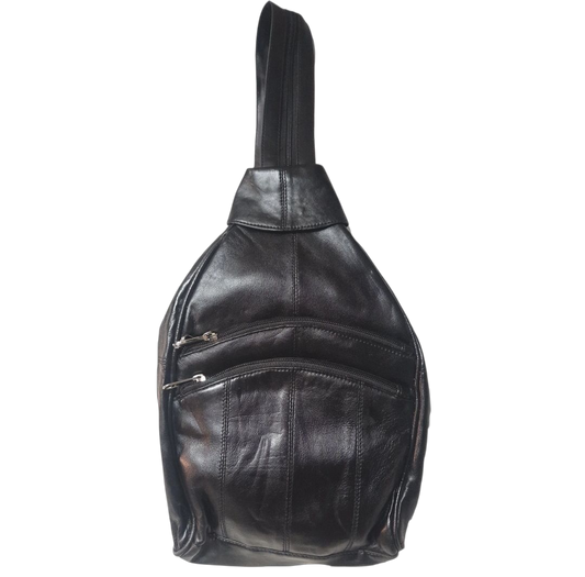 Genuine Leather Unisex Sling Body Bag