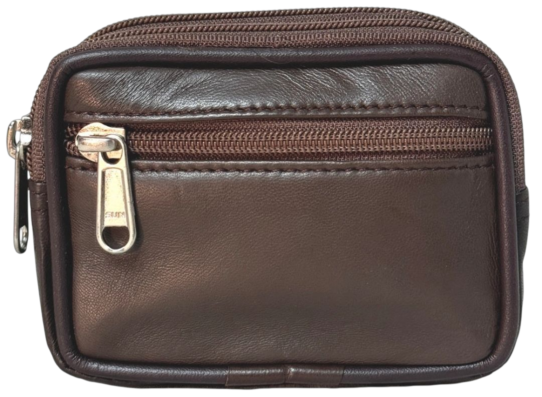 Genuine Leather Multi Purpose Belt Pouch