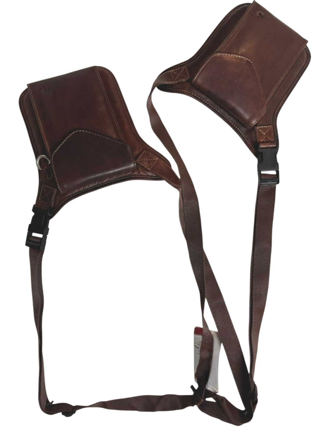 Anti-Theft Genuine Leather Two-Sided Underarm Holster Bag