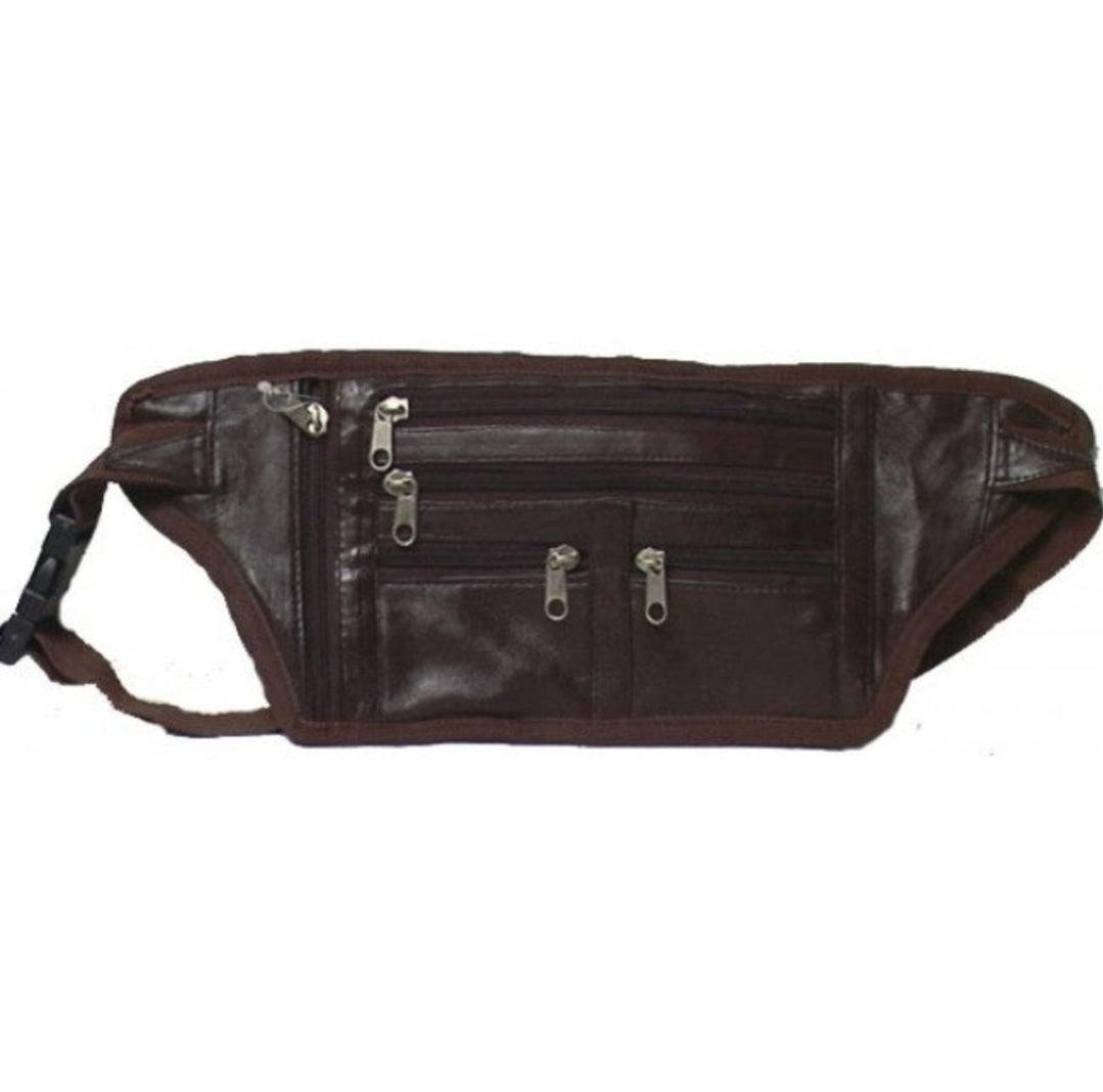 Genuine Leather Waist Wallet / Belt Pouch