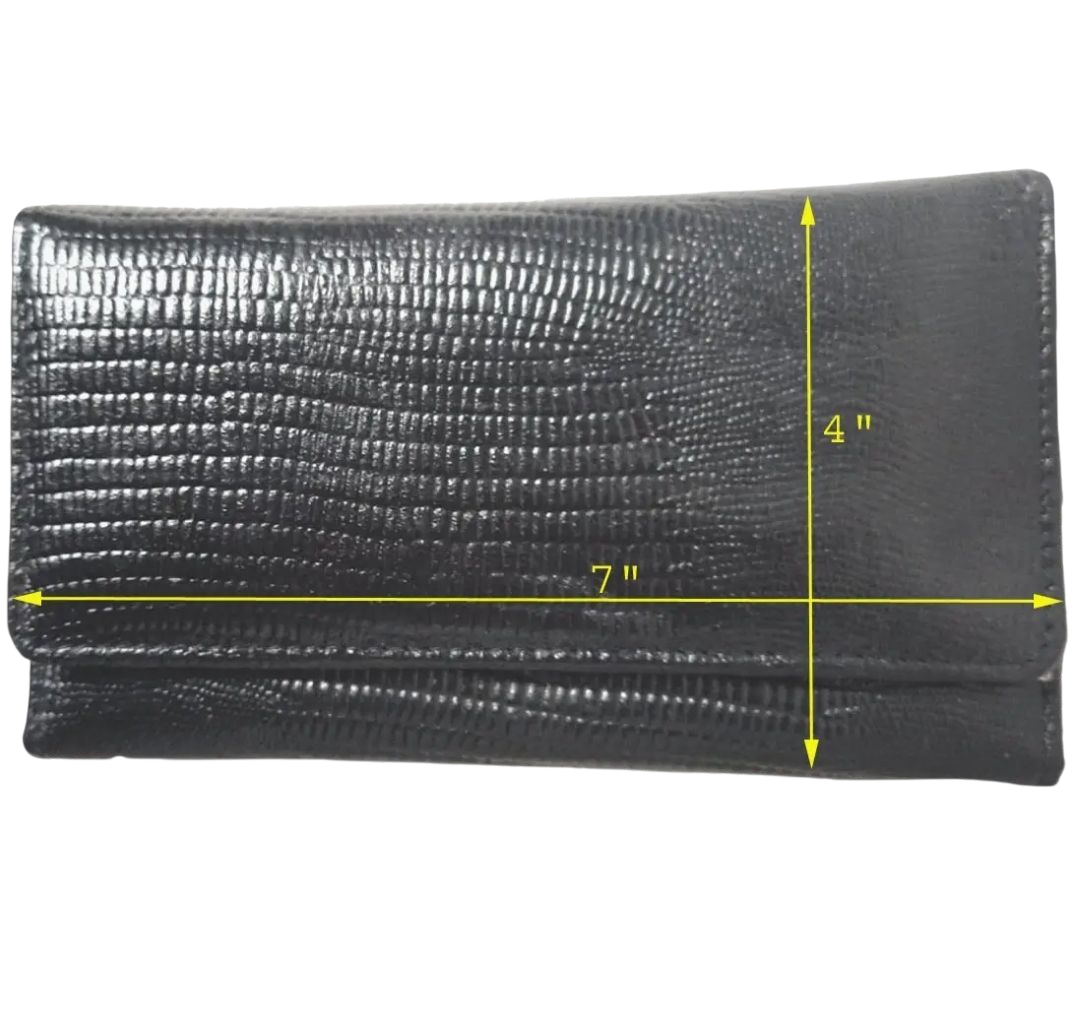 Genuine Leather Ladies RFID Wallet