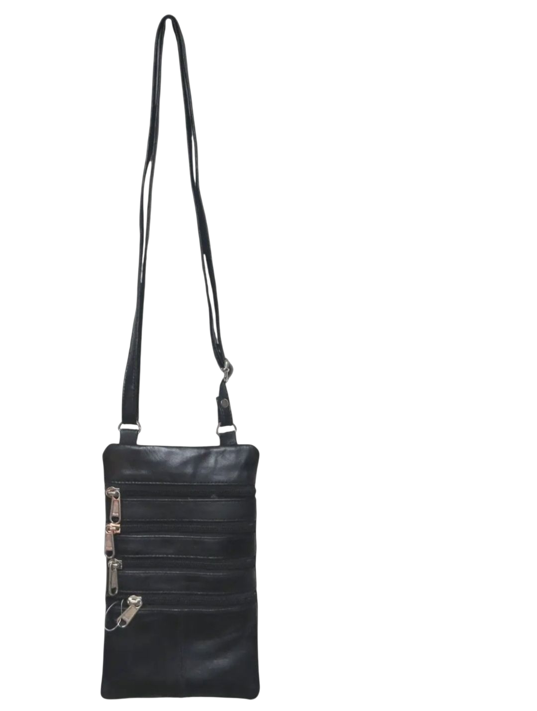 Genuine Leather Women's Slim Cross Body Passport Bag