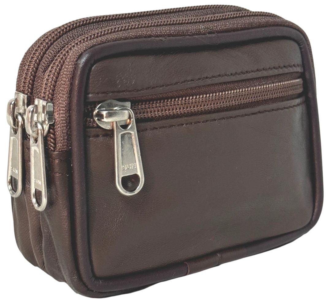 Genuine Leather Multi Purpose Belt Pouch