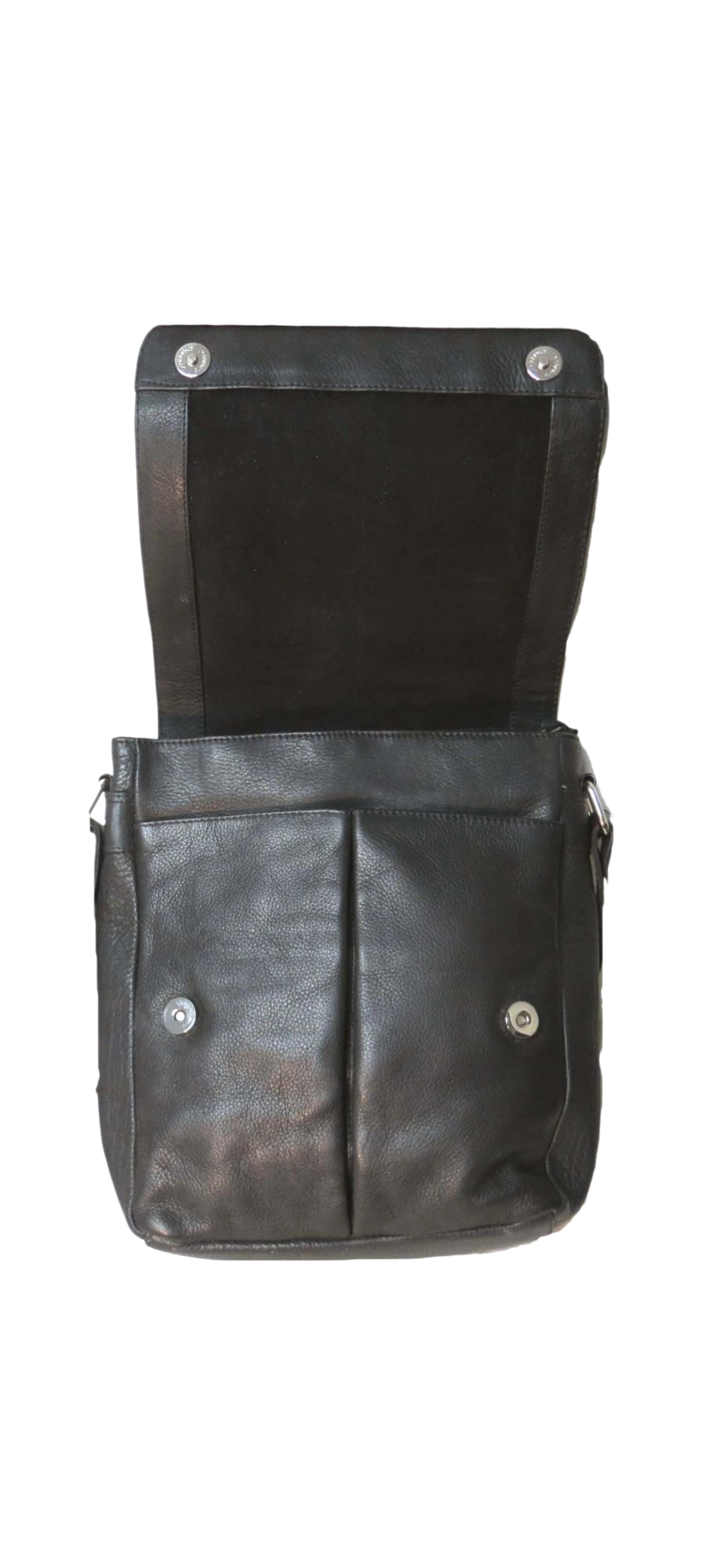 Genuine Leather Vintage Look Messenger Bag
