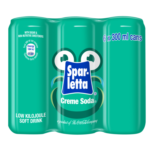 Sparletta Cream Soda 300ml (6 Pack)